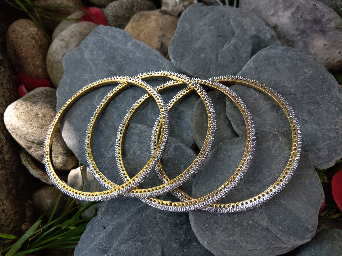 IvKiran American Diamond Bangles