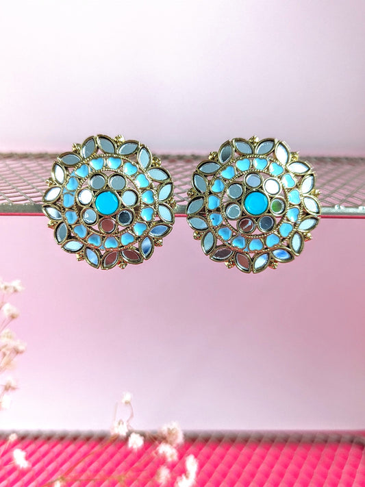 Mirror Flowers - Turquoise