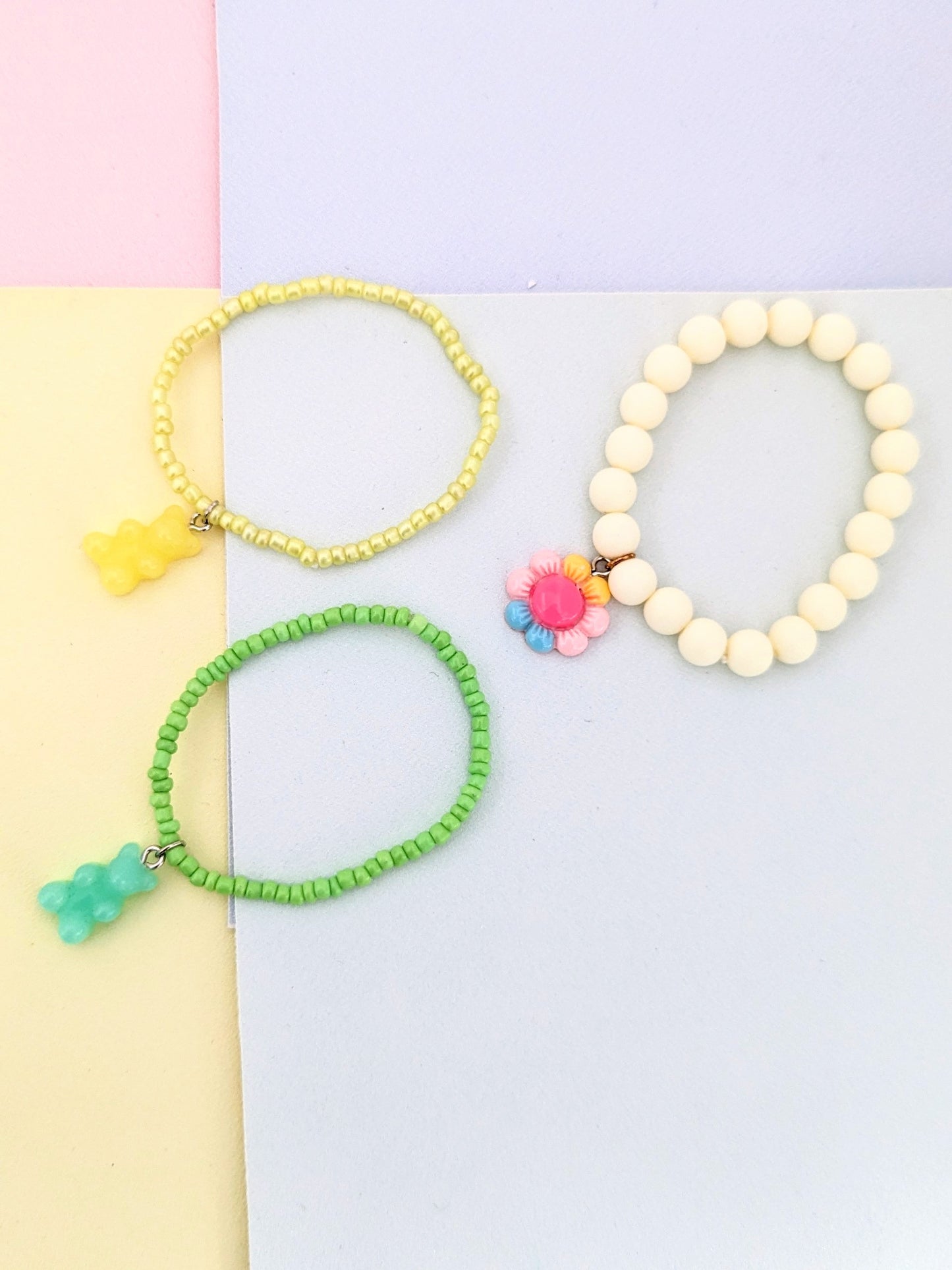 Gummy Bear Bracelet Set - Flower