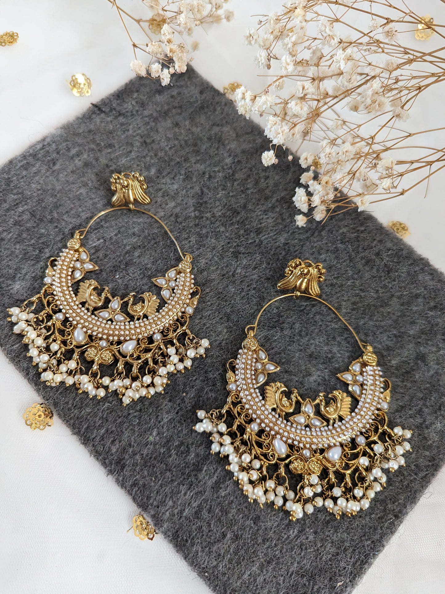 Peacock Earrings